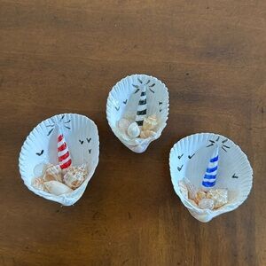 Lot/3 Seashell Magnets